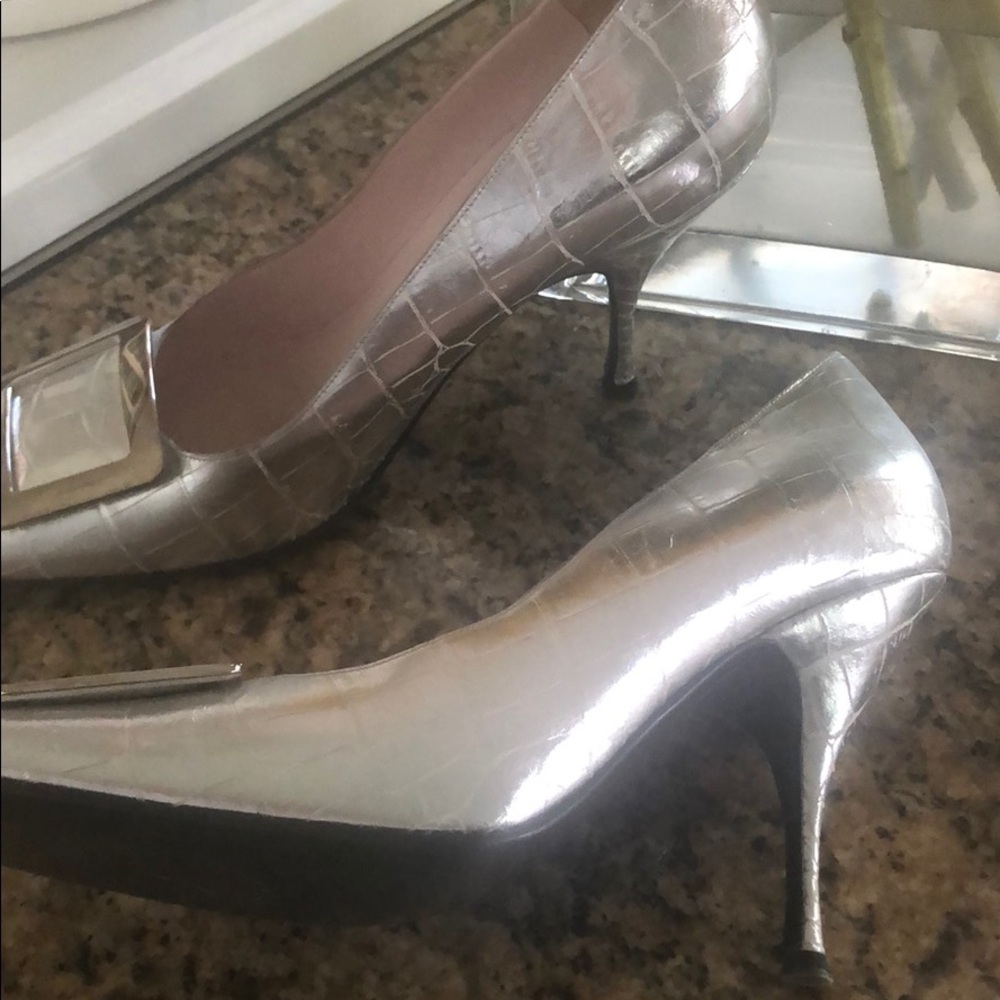 Celine Fauc croc 🐊 silver pumps - Picture 5 of 10